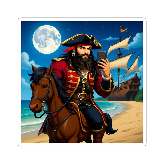 Pirate Shipwrecked Kiss-Cut Stickers - Fun Decor for Laptops, Water Bottles, Kids' Parties, Gift Ideas, Home & Office