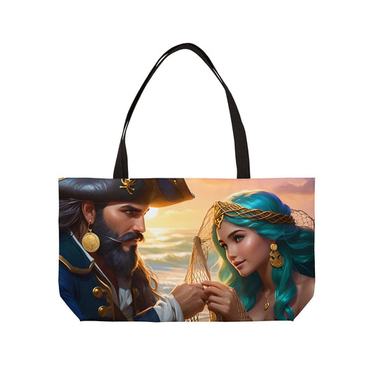 Blackbeard - Kindness of a Stranger, Fantasy Pirate Weekender Tote Bag, Beach Bag, Travel Tote, Bohemian Style Bag, Gift for Pirate Lovers, Vacation Essentials