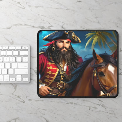 Blackbeard - Night Rider, Pirate-Themed Gaming Mouse Pad | Perfect for Gamers, Gaming Gifts, Home Office Decor, Birthday Presents, and Desk Accessories