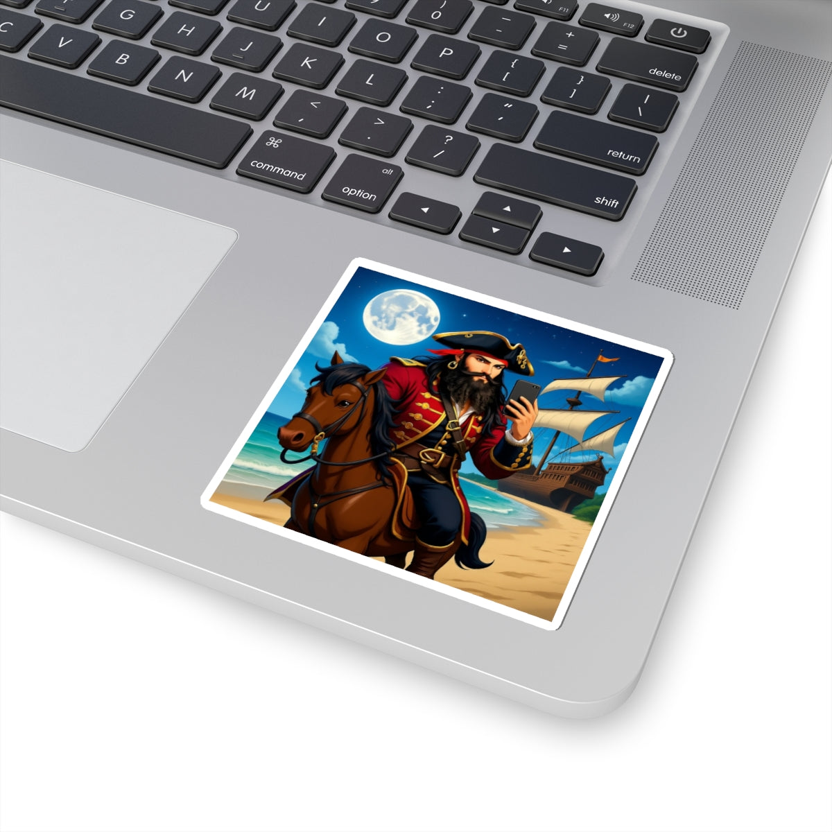 Pirate Shipwrecked Kiss-Cut Stickers - Fun Decor for Laptops, Water Bottles, Kids' Parties, Gift Ideas, Home & Office