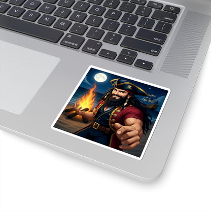 Pirate Adventure Kiss-Cut Stickers | Perfect for Laptop Decor, Travel Journals, Gifts for Adventure Lovers, Party Favors, or Scrapbooking
