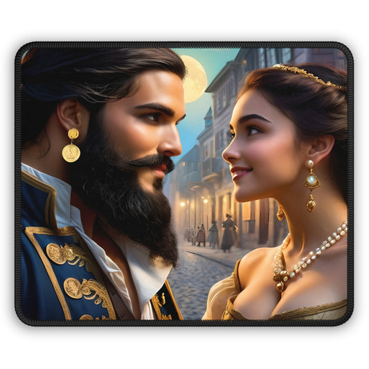Blackbeard - Romance Gamer Mousepad, Gamer Gift, Nautical Mousemat, Gaming Accessories, Fantasy Art