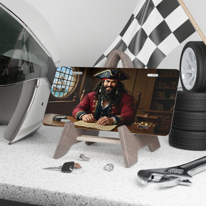 Blackbeard - Be the Captain, Pirate Vanity Plate, Unique Car Decor, Personalized License Plate, Nautical Gift, Automotive Accessory