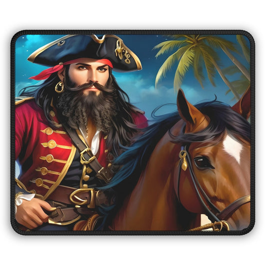 Blackbeard - Night Rider, Pirate-Themed Gaming Mouse Pad | Perfect for Gamers, Gaming Gifts, Home Office Decor, Birthday Presents, and Desk Accessories