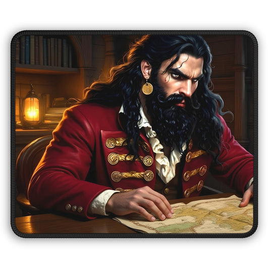 Blackbeard - Strategy, Legendary Pirate Gaming Mouse Pad, Gaming Accessories, Desk Decor, Gamer Gifts, Gift for Him