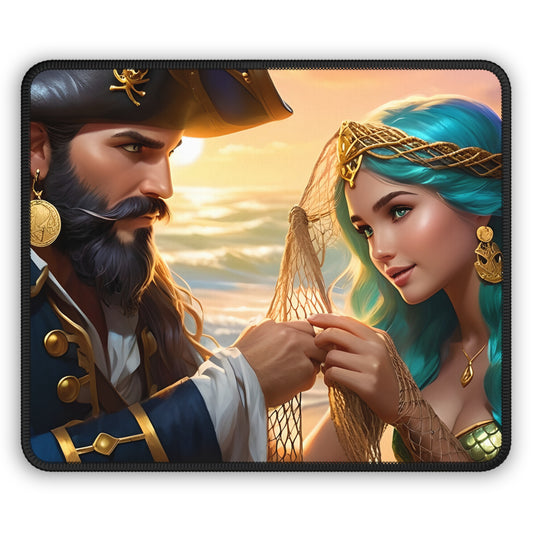 Blackbeard - Kindness of a Stranger, Gaming Mouse Pad, Fantasy Decor, Gamer Gift, Nautical Mousemat, Gaming Accessories, Fantasy Art