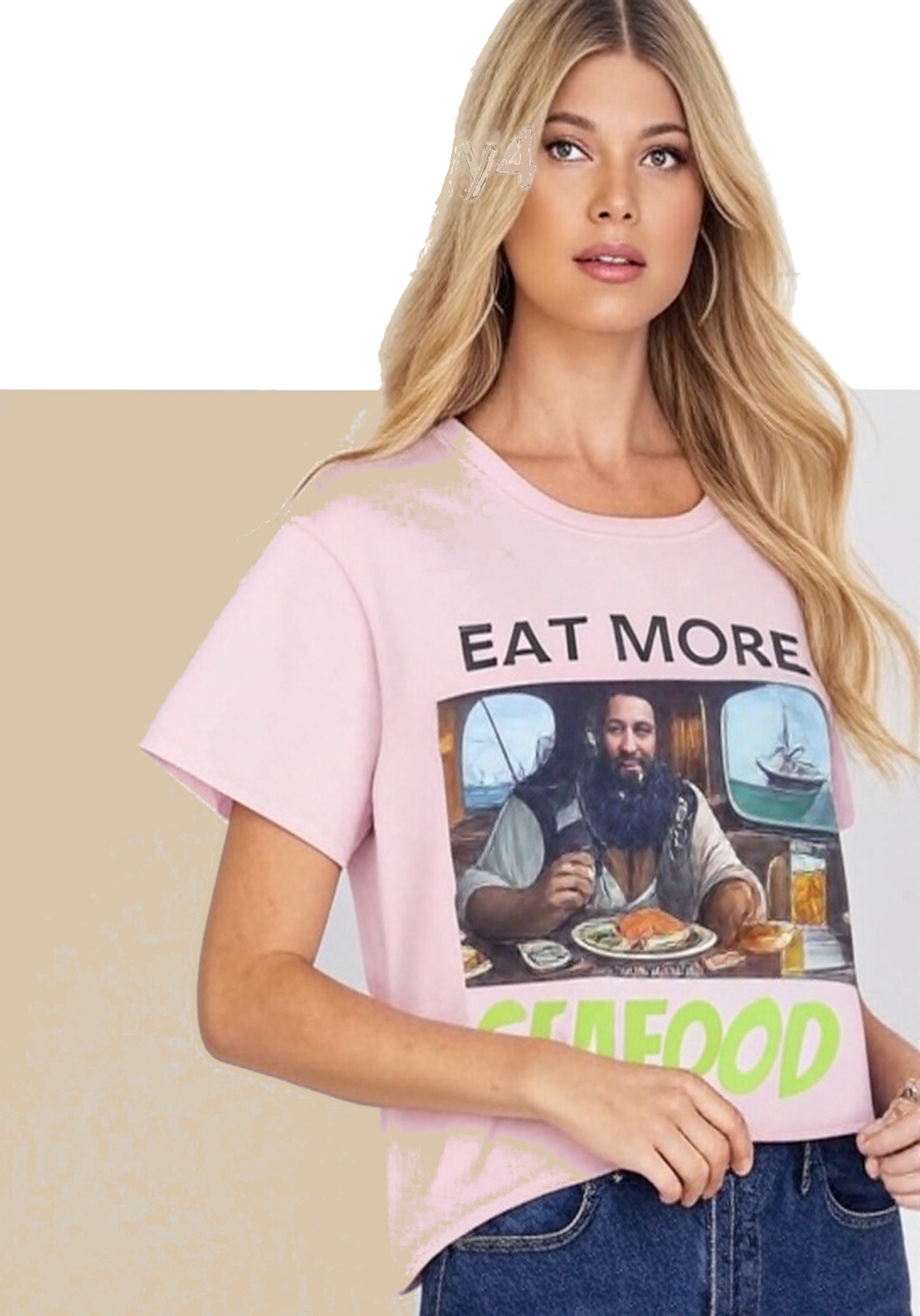 Blackbeard - EAT MORE SEAFOOD T-Shirt for Tees Lovers, American Flag Shirt, Unisex Graphic Tee, Casual Summer Wear, Gift for Pirate Fans